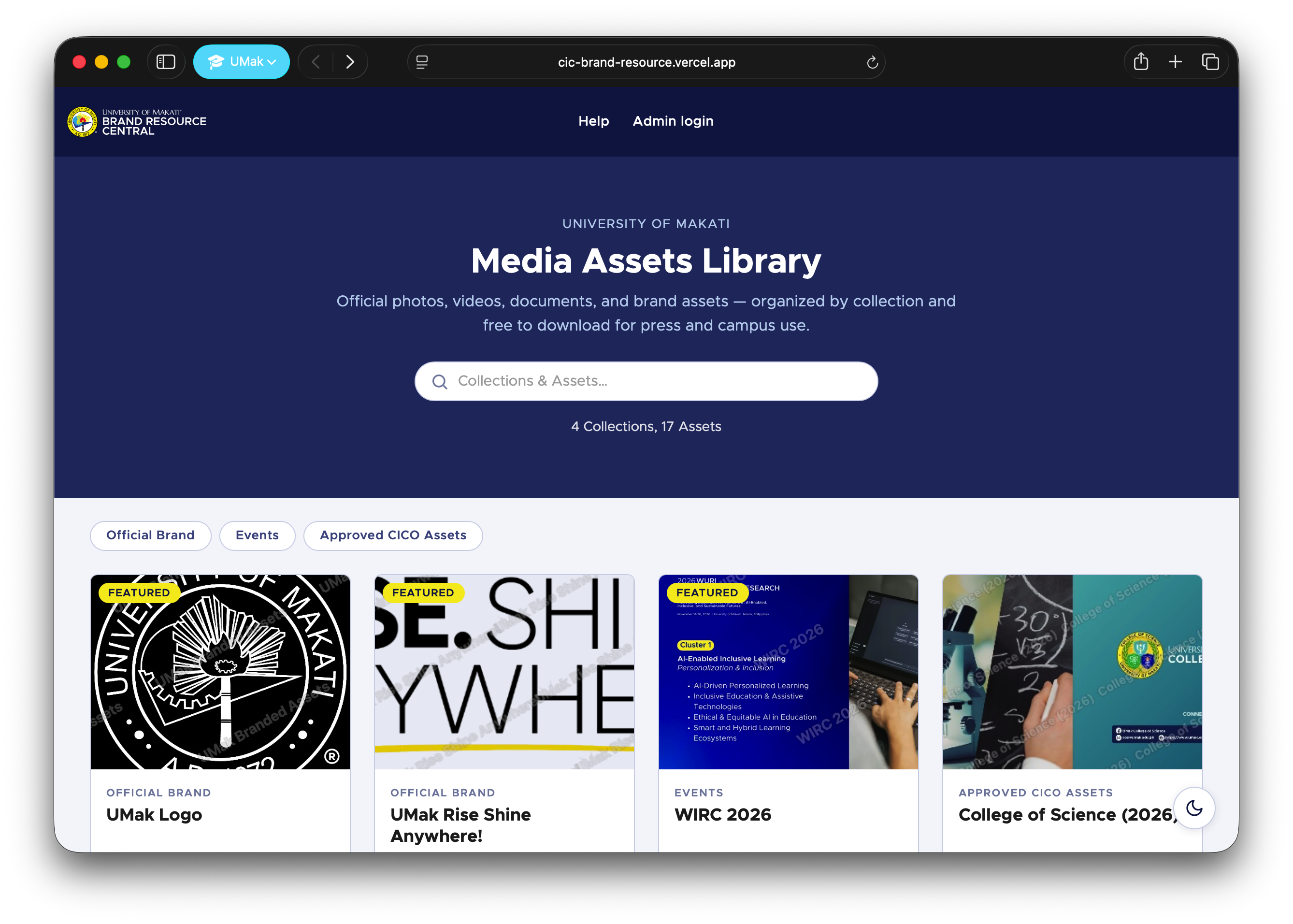Brand Resource Central screenshot